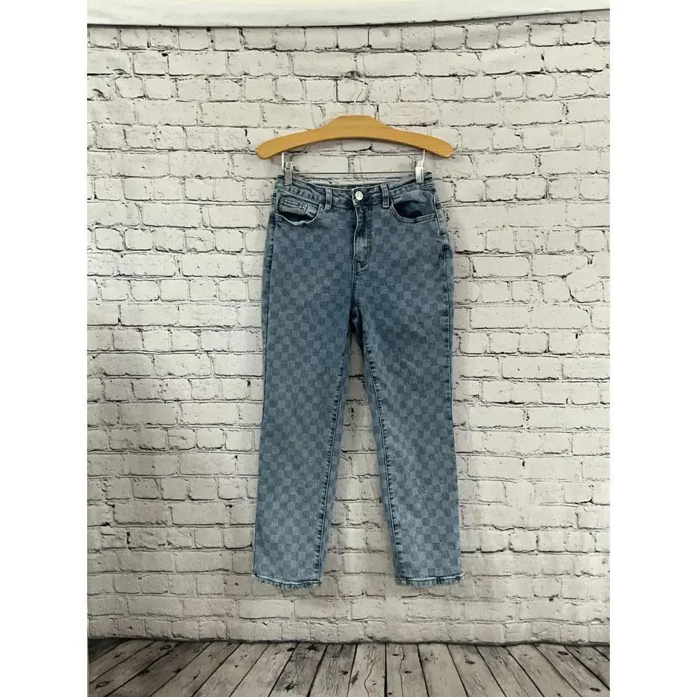 rue21‎ Checkered Pattern Women's Jeans Size 3 25x26